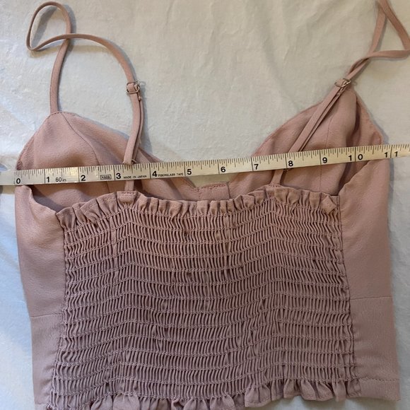 New Reformation Bustier Crop Top, Longline Bra Top, Size Small - Picture 10 of 12